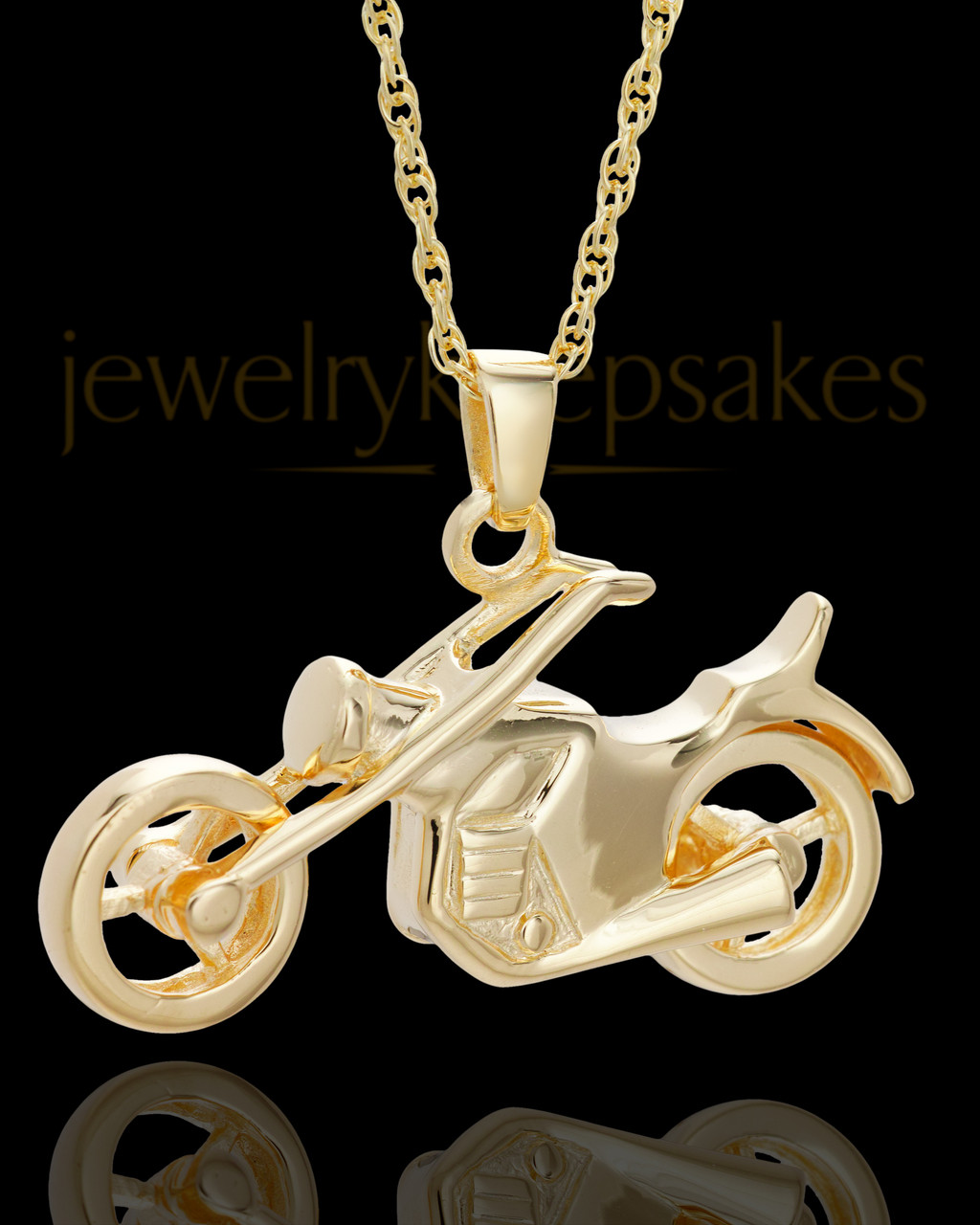 Cremation jewelry store motorcycle