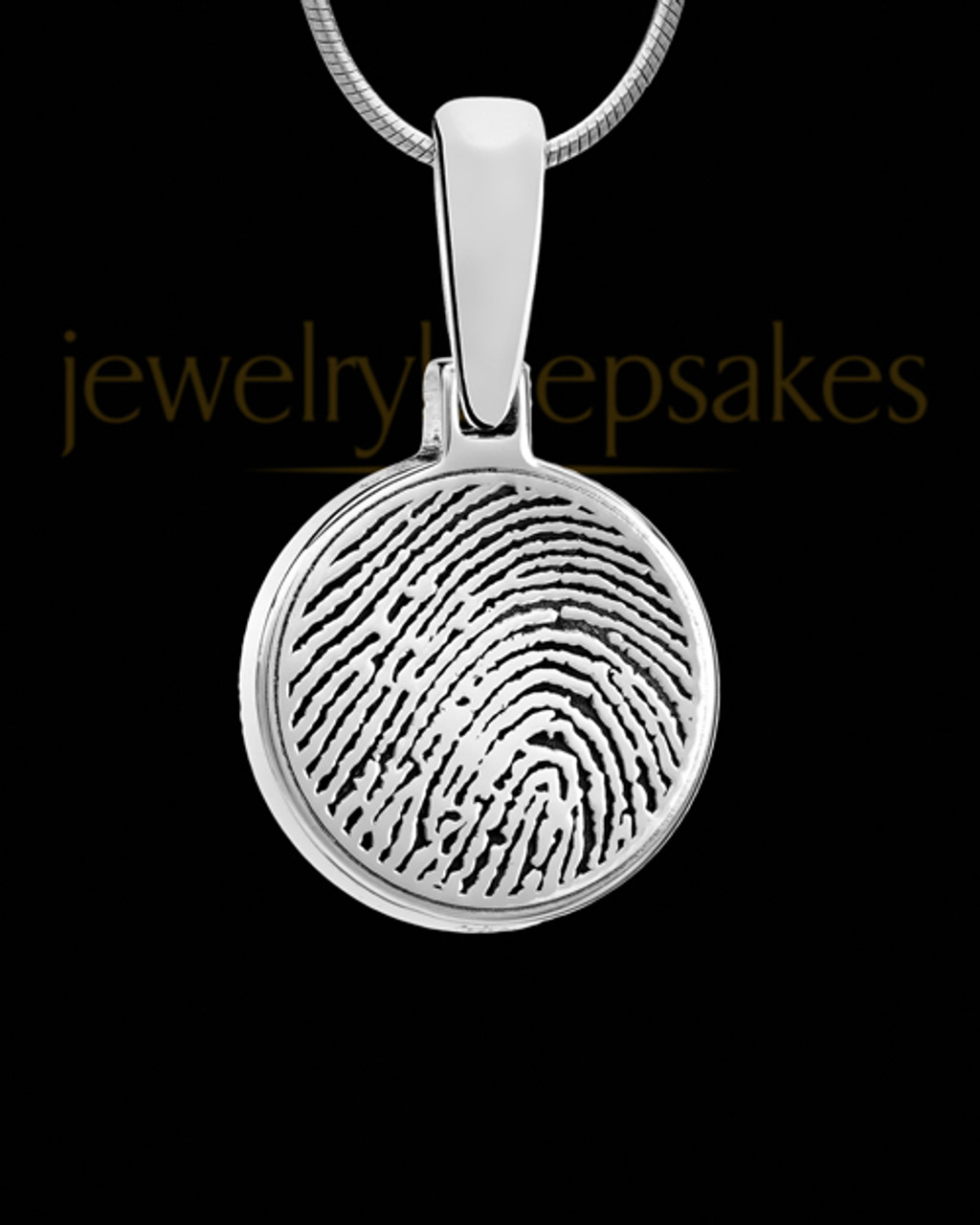 Fingerprint jewelry funeral home Clearance