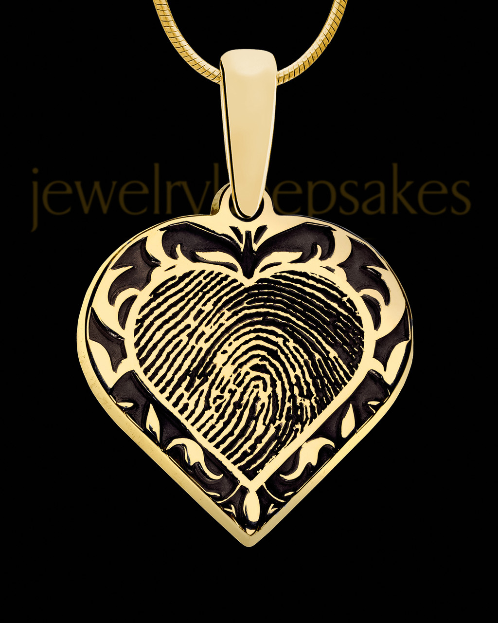 Fingerprint Necklace | Rustic Heart Pendant – Chris Parry Handmade Jewellery