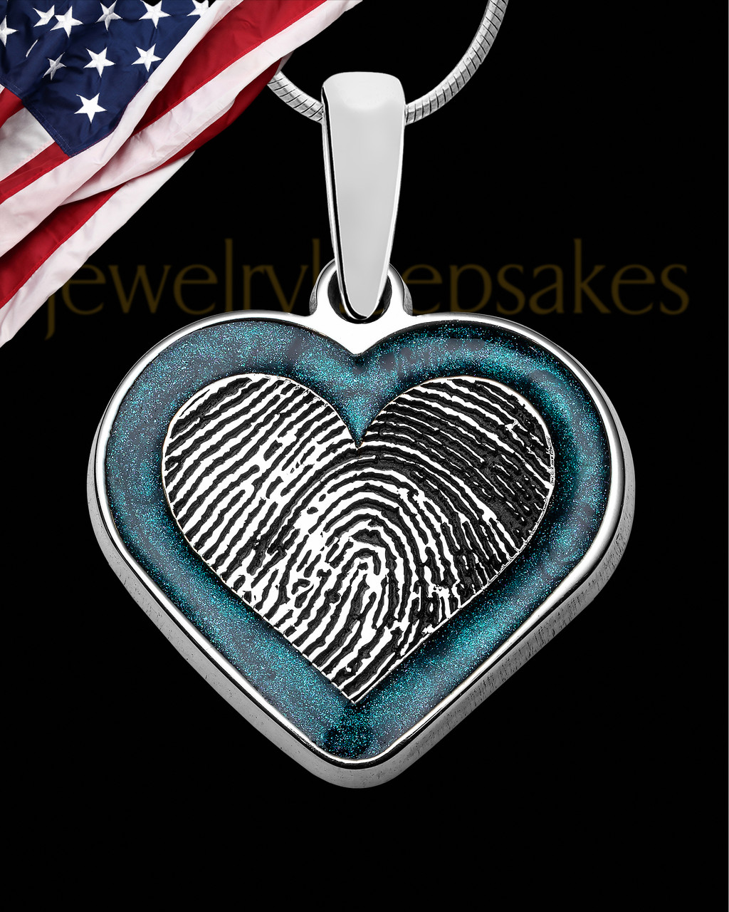 Thumbprint Heart Necklace - mama♥miss