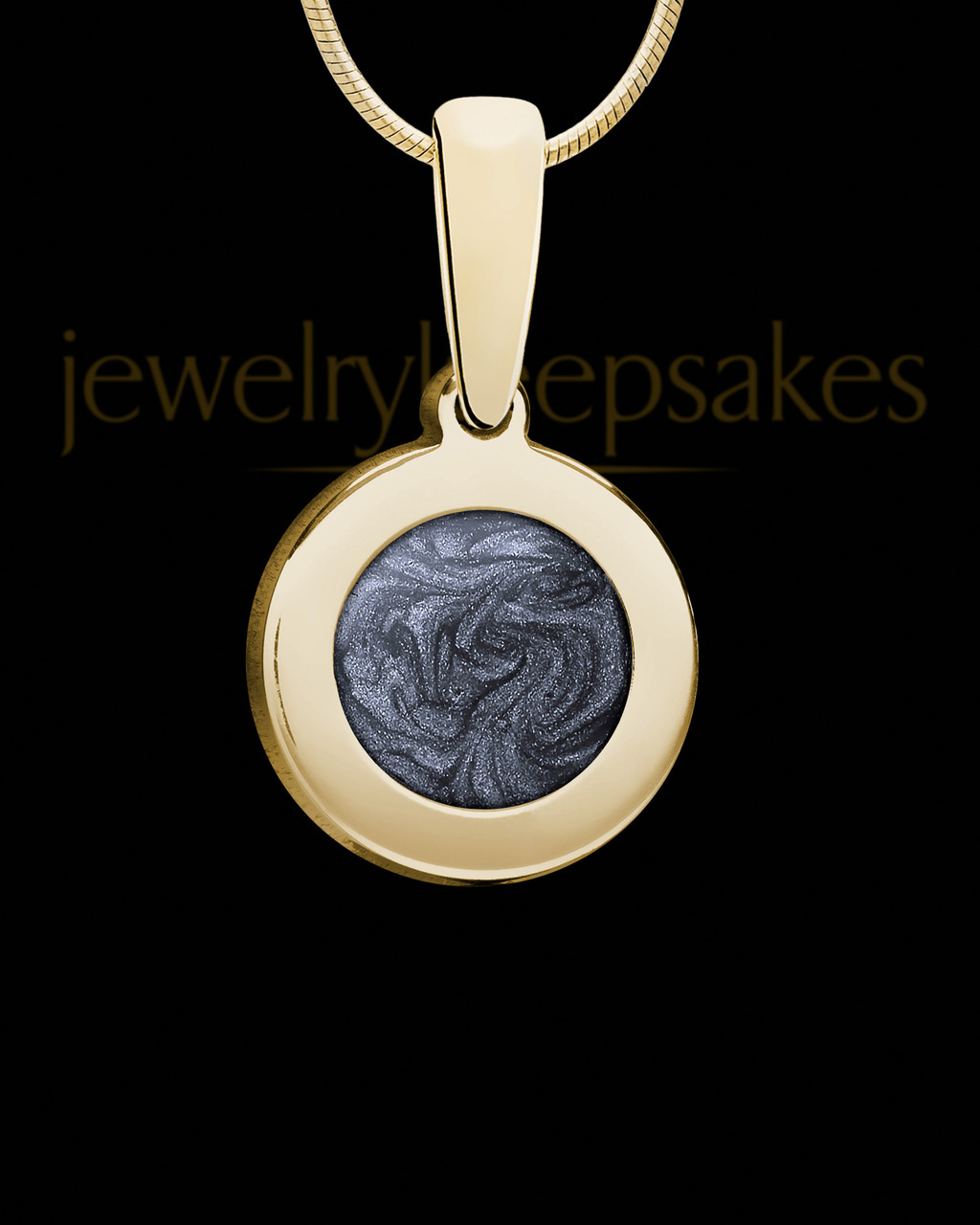 Solid 14K Gold Ideal Round Ash Jewelry 
