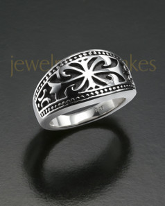 Ladies Silver Queen Cremation Ring