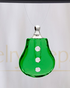 Green Sprinkle Glass Reflection Pendant