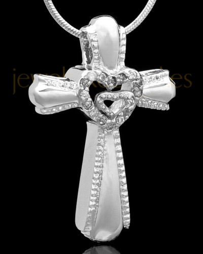 Sterling Silver Cross of Love Keepsake Jewelry