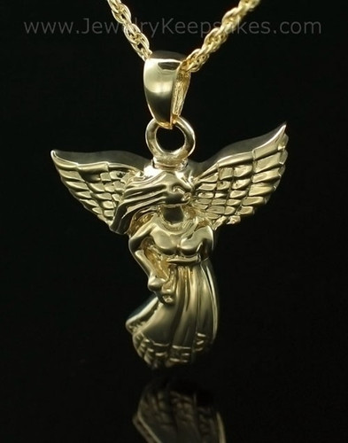 Memorial Jewelry Gold Plated Angel