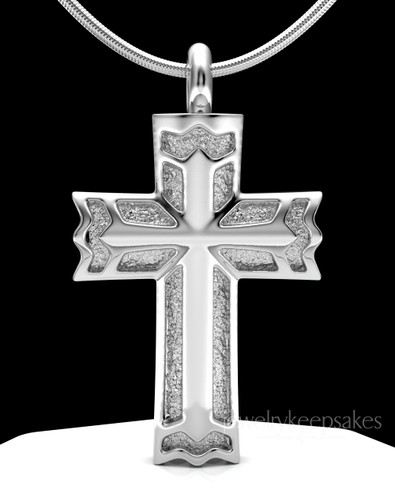 Sterling Silver Permanently Sealed Jewelry Elysian Cross