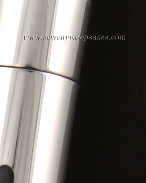 Pet Cremation Charm 14k White Gold Pawed Love Keepsake