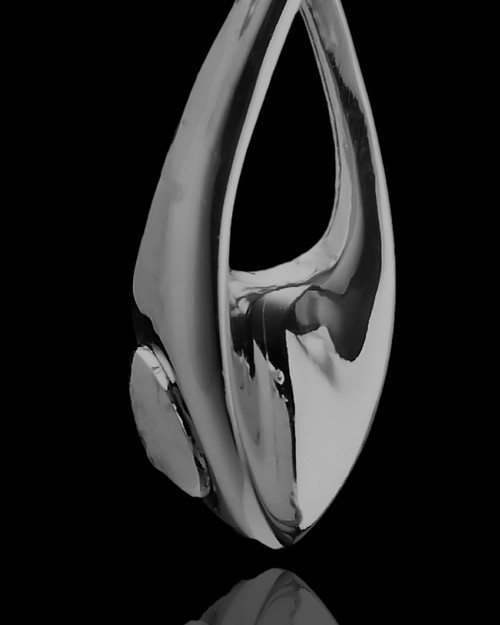 Black Plated and Pink Forever in My Heart Keepsake Jewelry