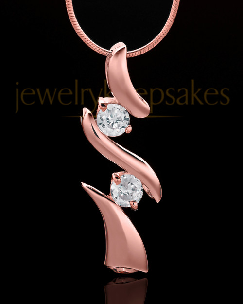 Rose Gold Plated Endless Love Keepsake Jewelry