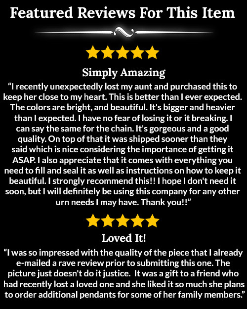 Personalized Colorful Fly Away Butterfly Keepsake Urn Necklace