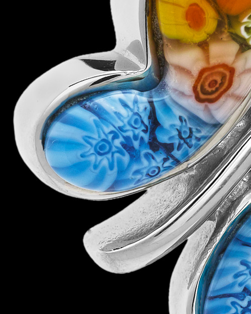 Personalized Colorful Fly Away Butterfly Keepsake Urn Necklace