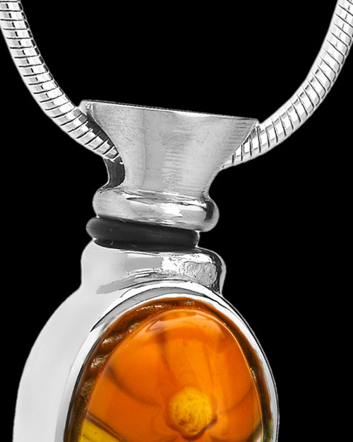 Personalized Colorful Fly Away Butterfly Keepsake Urn Necklace