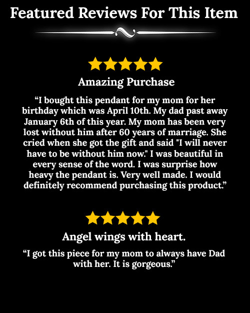 Gold Plated Winged Memories Heart Keepsake Jewelry