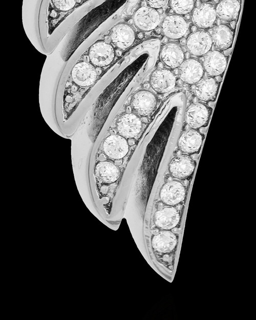 Sterling Silver February Soaring Spirit Cremation Urn Pendant