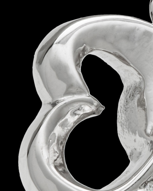 Sterling Silver For All Time Hearts Cremation Urn Pendant