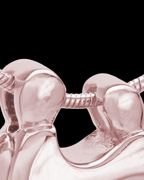 Rose Gold Plated Connections Cremation Urn Pendant