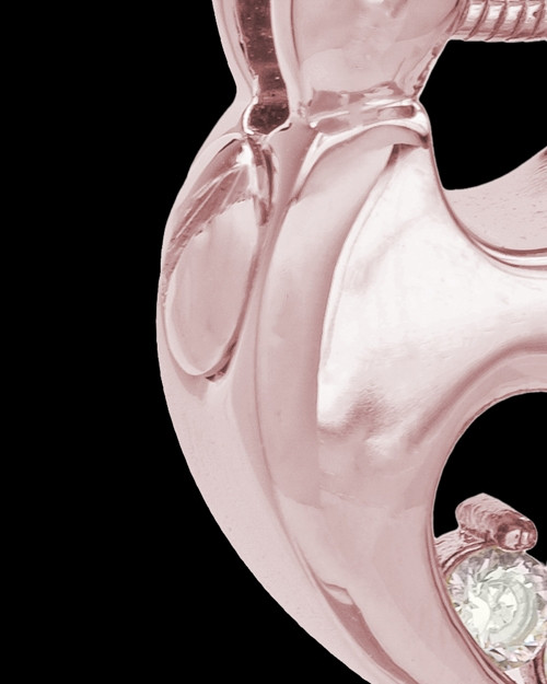 Rose Gold Plated Connections Cremation Urn Pendant