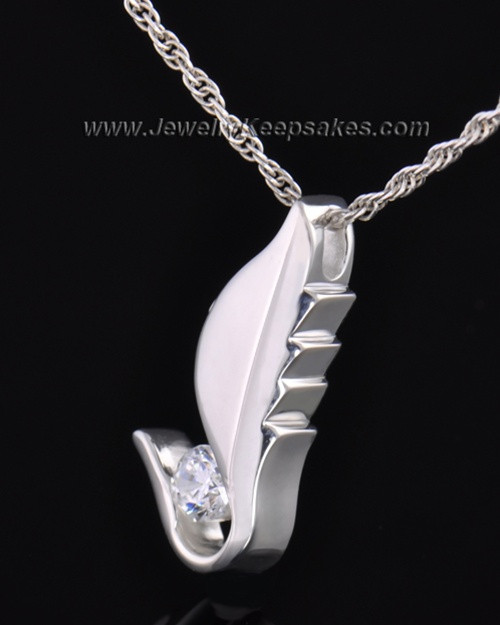 Sterling Silver Flutter of Memories Cremation Necklace