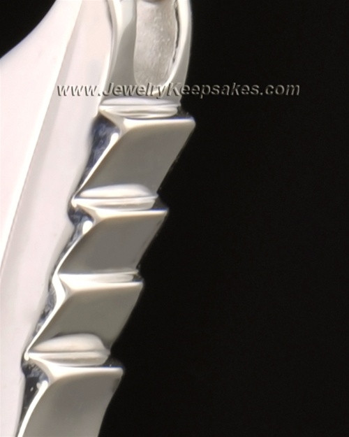 14k White Gold Flutter of Memories Cremation Necklace