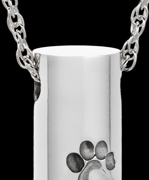 Pet Necklace Urn Stainless Steel Gentle Lasting Imprint