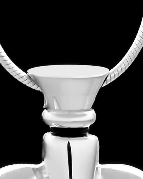 Stainless Steel Heart Memorial Necklace for Beloved Pets