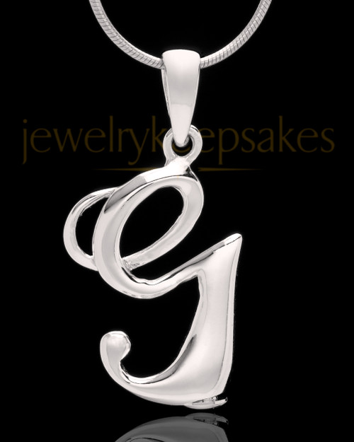 Sterling Silver "G" Keepsake Jewelry
