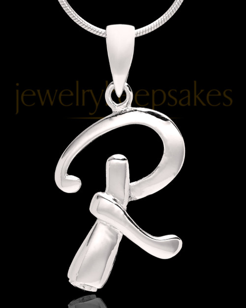 Sterling Silver "R" Keepsake Jewelry