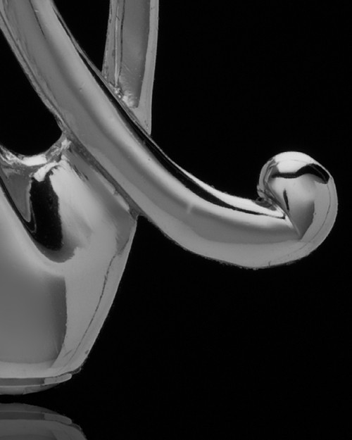 Black Plated "U" Keepsake Jewelry