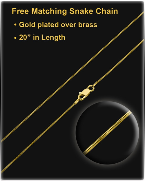 Gold Plated "V" Keepsake Jewelry