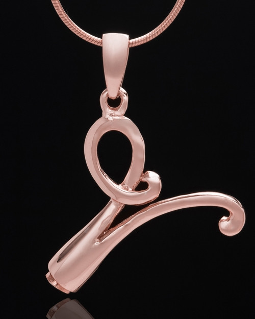 Rose Gold Plated "V" Keepsake Jewelry