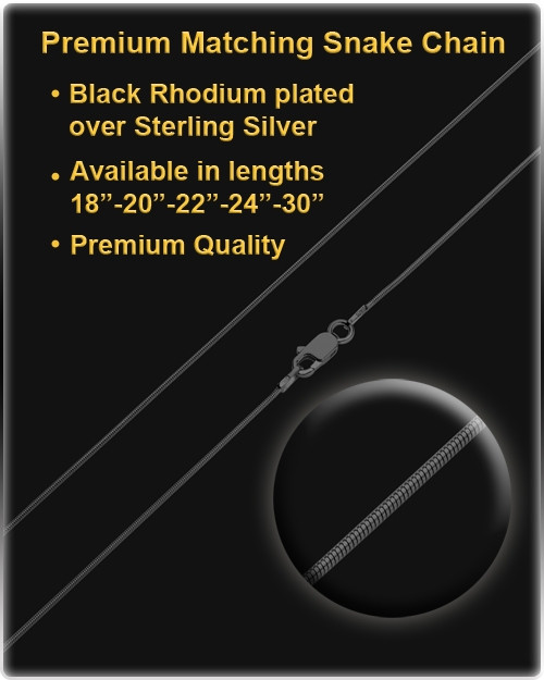 Black Plated Best Pal Bone Keepsake Jewelry