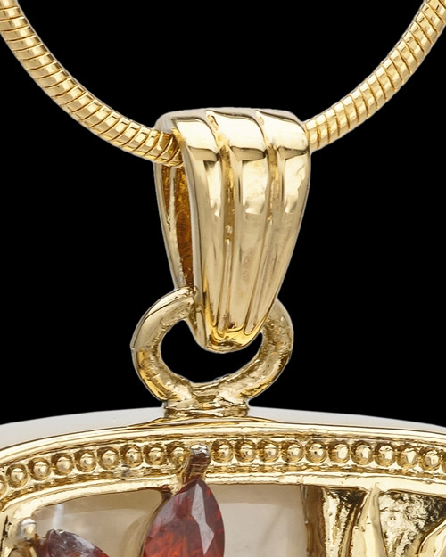 Gold Plated Spring Garden Keepsake Jewelry