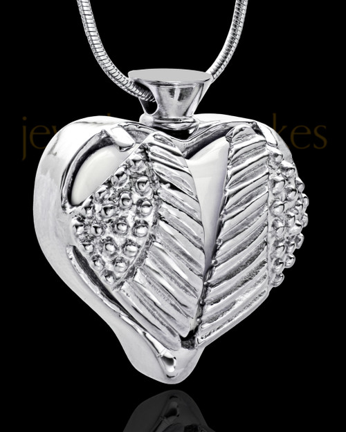 Stainless Steel White Fond Emotions Jewelry Keepsake