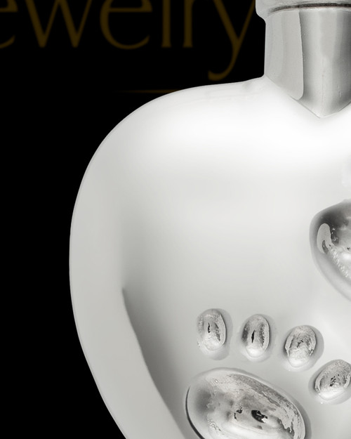 Cremation Jewelry Sterling Silver By Your Side Heart Keepsake