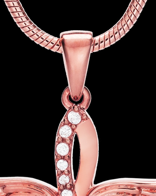 Rose Sterling Silver Glorified Cremation Jewelry