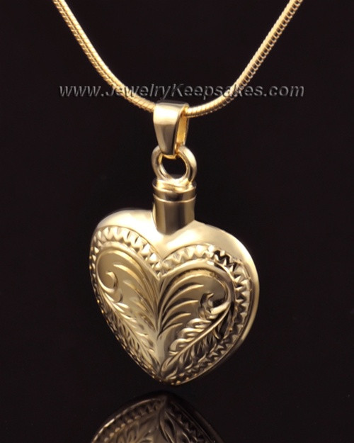 Ash Jewelry 14K Gold Darling Heart