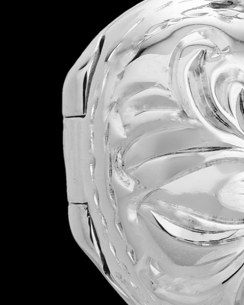 Cremation Jewelry Sterling Silver Daisy Heart Keepsake