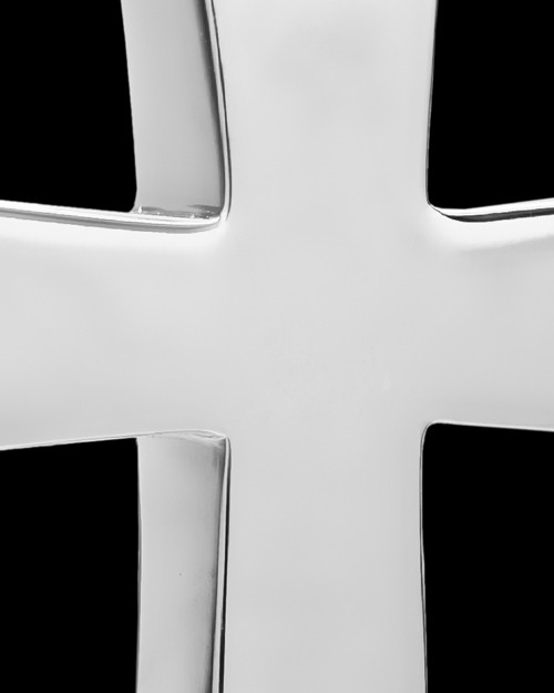 Memorial Locket Sterling Silver Parchment Cross Keepsake