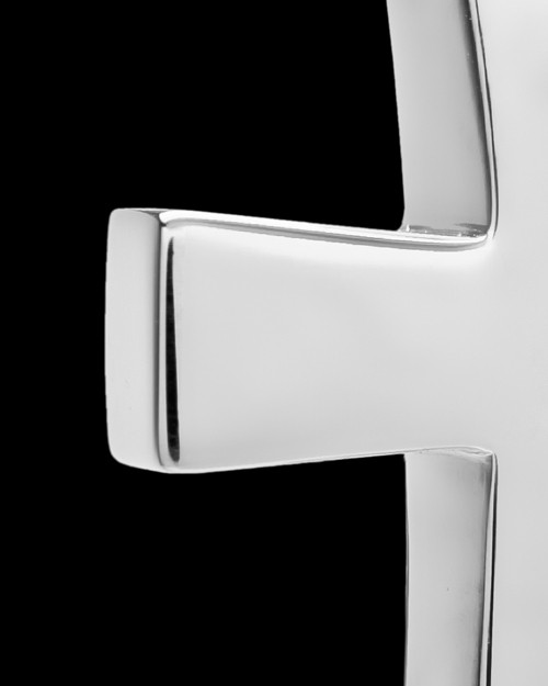 Memorial Locket Sterling Silver Parchment Cross Keepsake