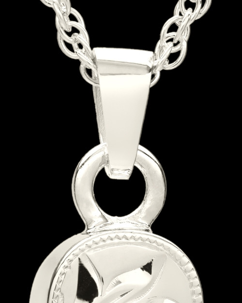 Locket Jewelry 14K White Gold Majesty Cylinder Keepsake