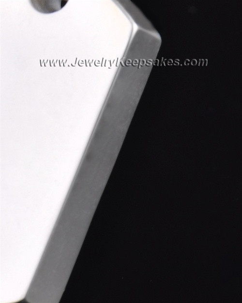 Ash Locket Sterling Silver Austere Rectangle Keepsake