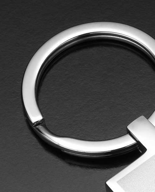 Stainless Rectangle Cremation Keychain
