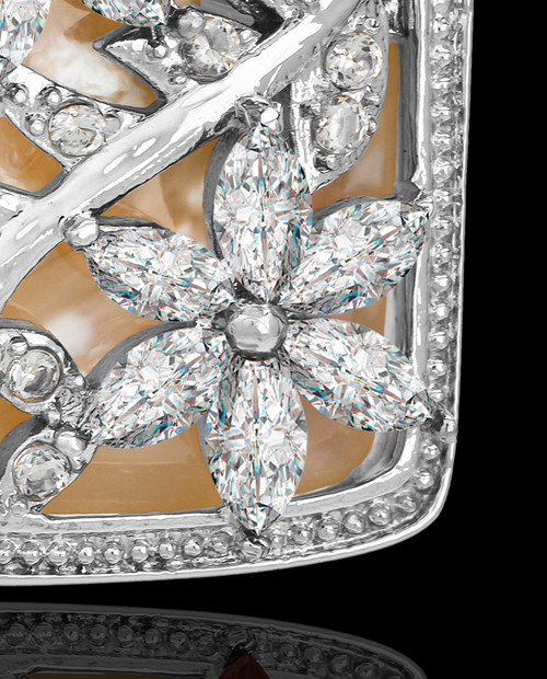 Sterling Silver Clear Spring Garden Memorial Charm