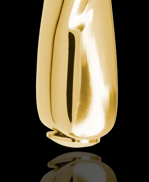 Personalized Gold Plated Cross Urn Pendant For Ashes With Engraving