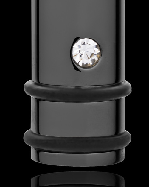 Cremation Locket Black Plated Determination Cylinder