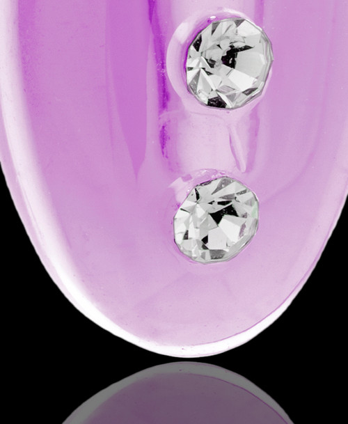 Violet Mystic Glass Teardrop Urn Pendant