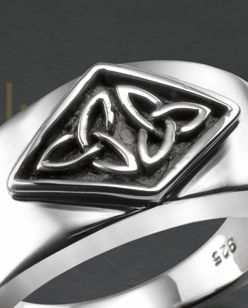 Ladies Silver Empress Cremation Ring