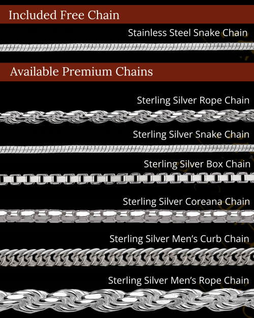 Sterling Silver Colored Heart Thumbprint Pendant