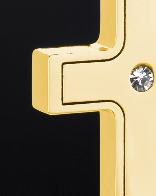 Gold Plated Truthful Cross