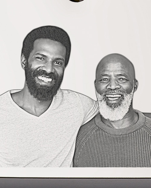 Silver Perfect Thick Square Photo Engraved Pendant